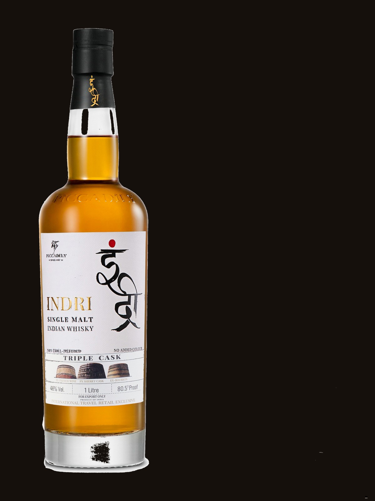 Indri Triple Cask Single Malt Indian Whisky