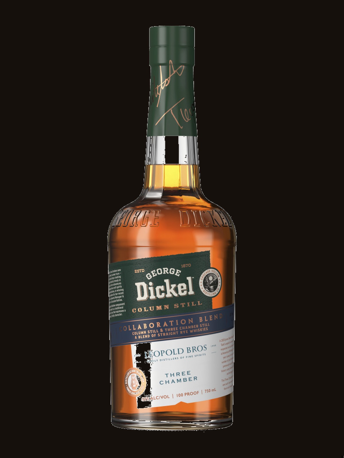 George Dickel And Leopold Brothers Collaboration Blend Rye Whisky