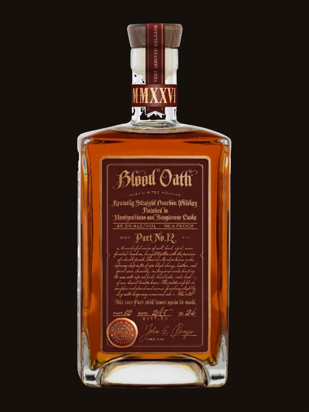 Blood Oath Pact No. 12 Bourbon