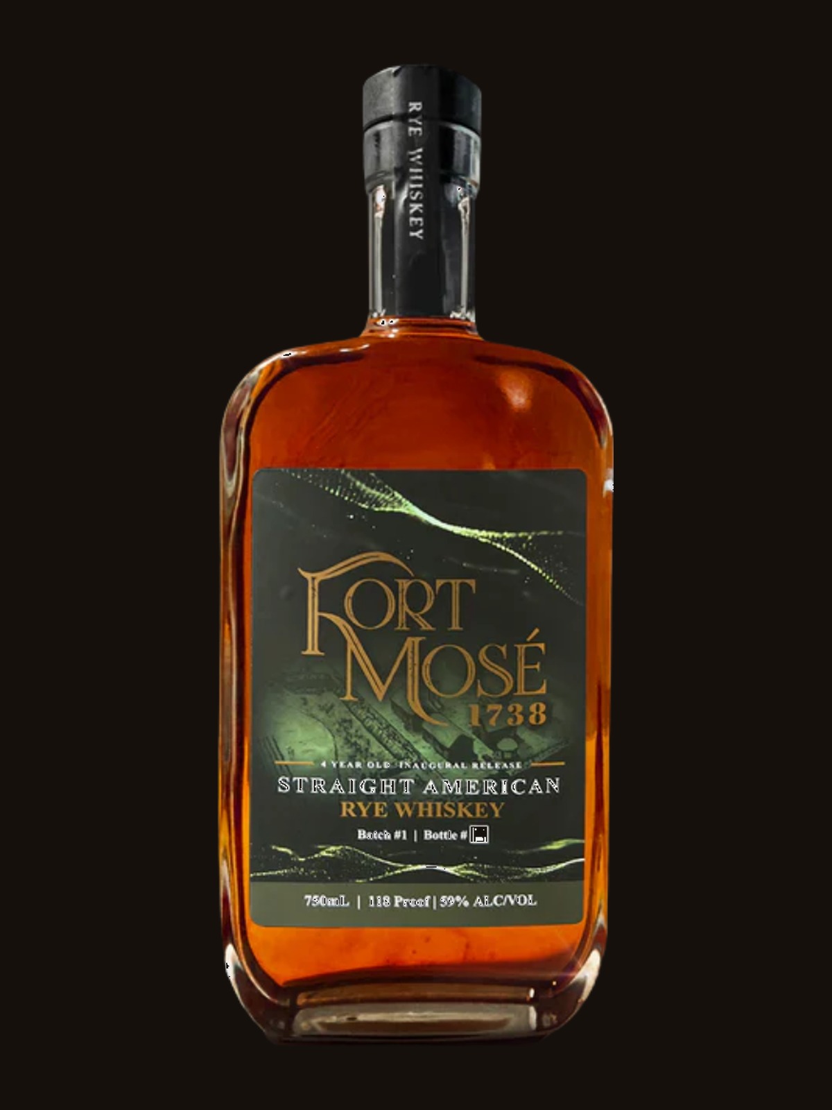 Fort Mose 1738 Rye Whiskey
