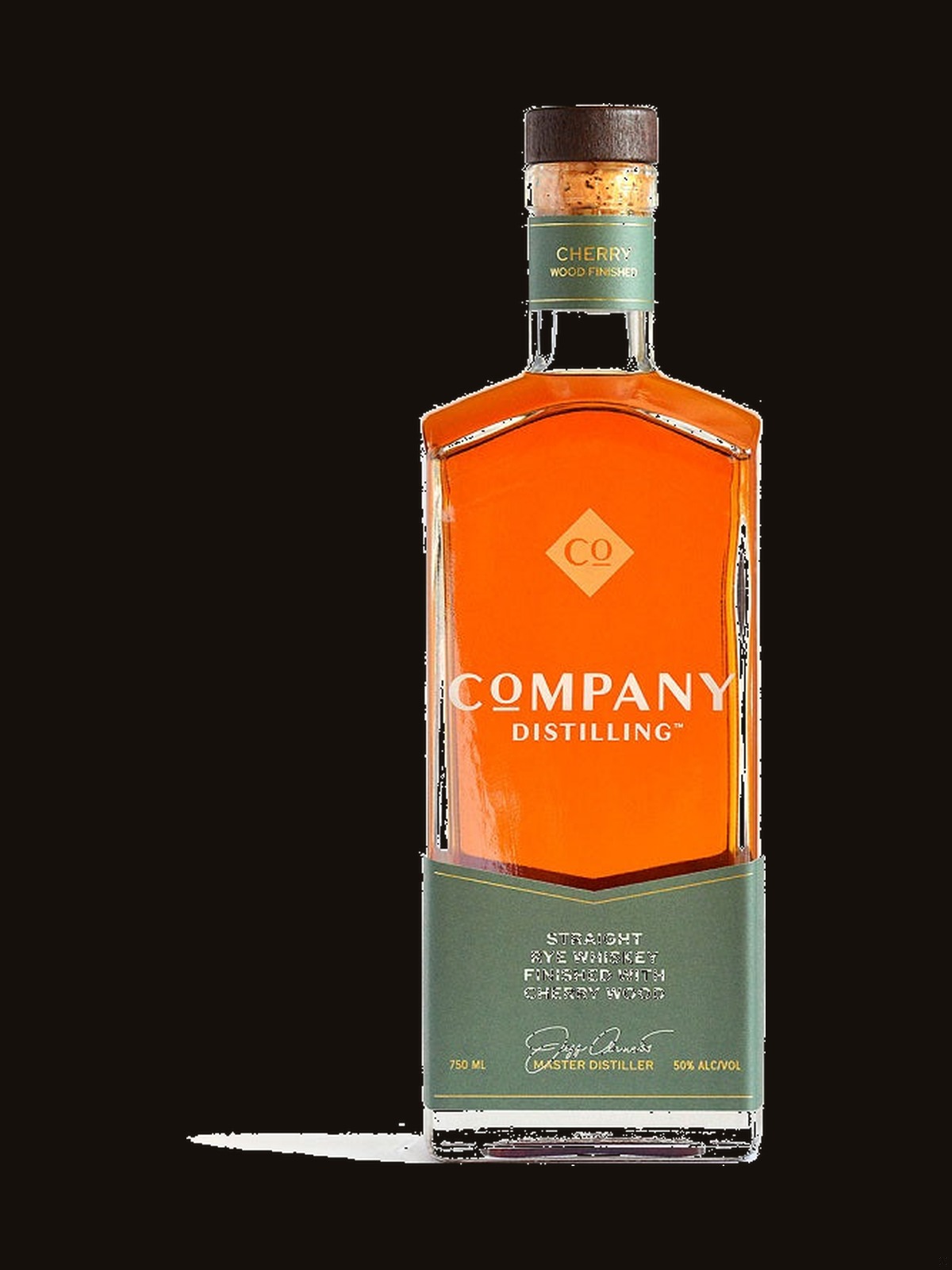 Company Distilling Straight Rye Whiskey Finished with Cherry Wood