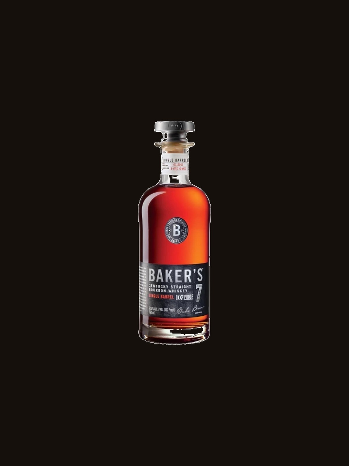 Baker's 7 Single Barrel Straight 107 Proof