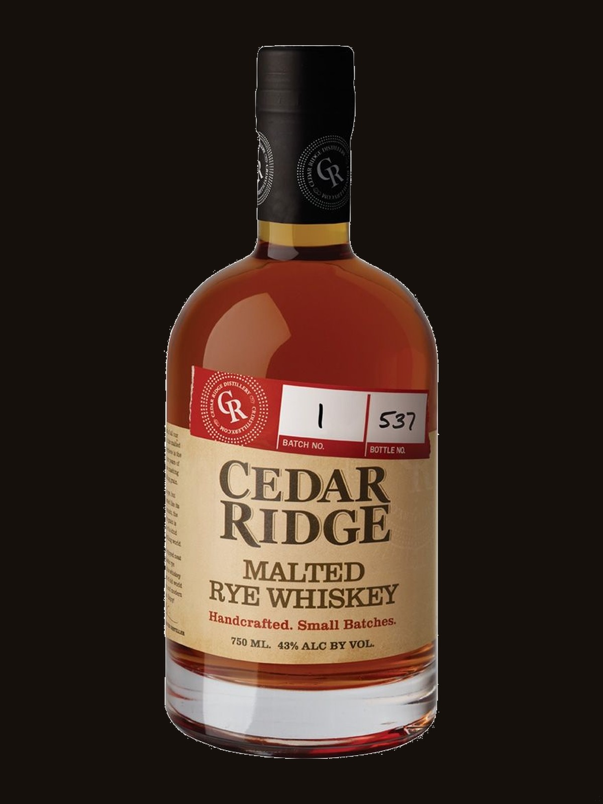 Cedar Ridge Malted Rye Whiskey
