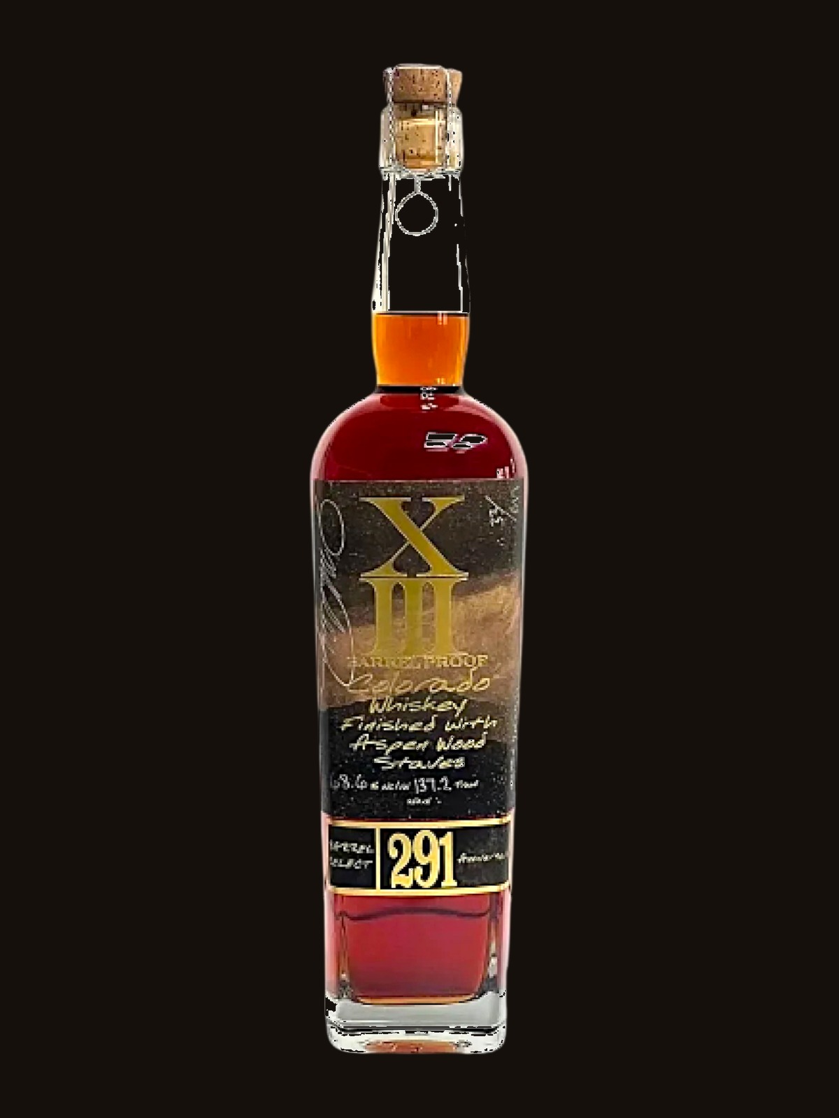291 XIII Colorado Whiskey 137.2 Proof