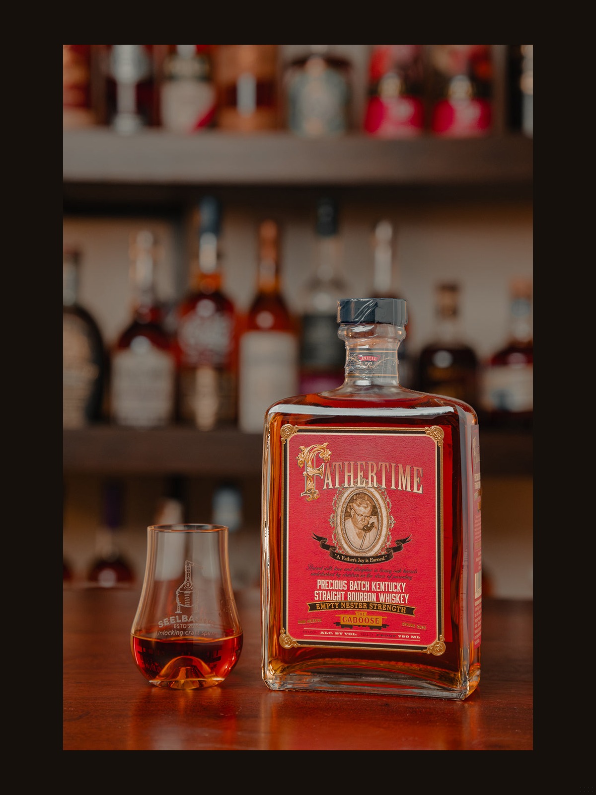Fathertime Bourbon Empty Nester Strength “The Caboose” (signed by Jim Gaffigan)