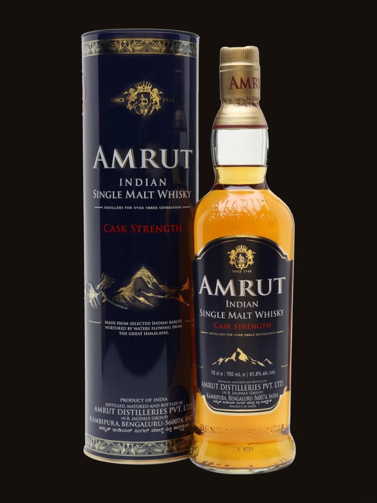 Amrut India Single Malt Cask Strength Whisky