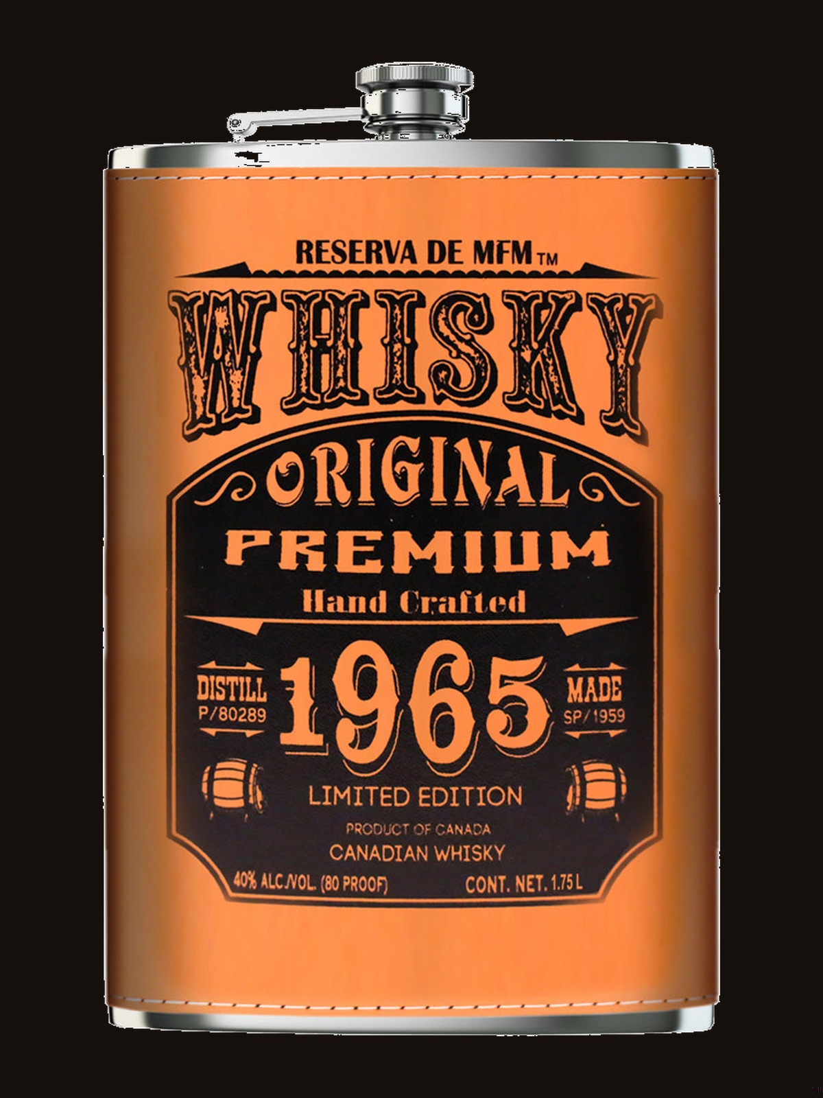 Casa Maestri Flask Canadian Whisky
