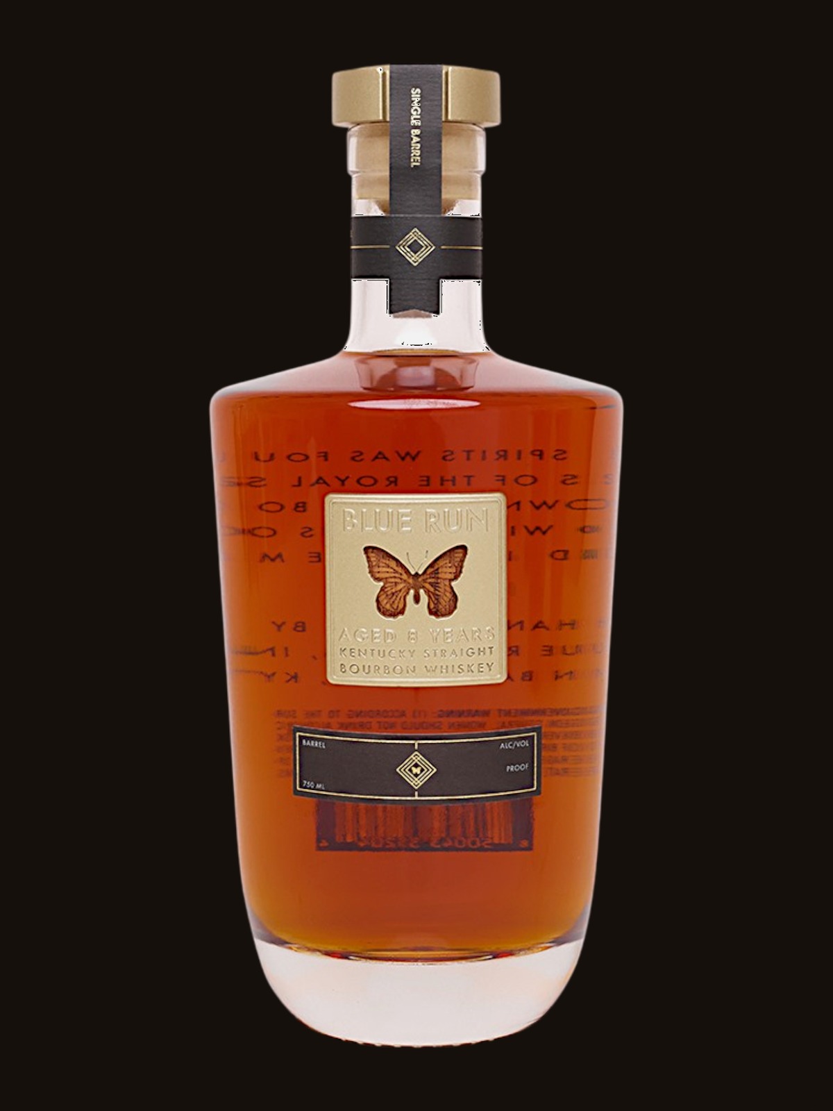Blue Run 8-year Single Barrel Bourbon "Talk & Action" 122.6 Proof