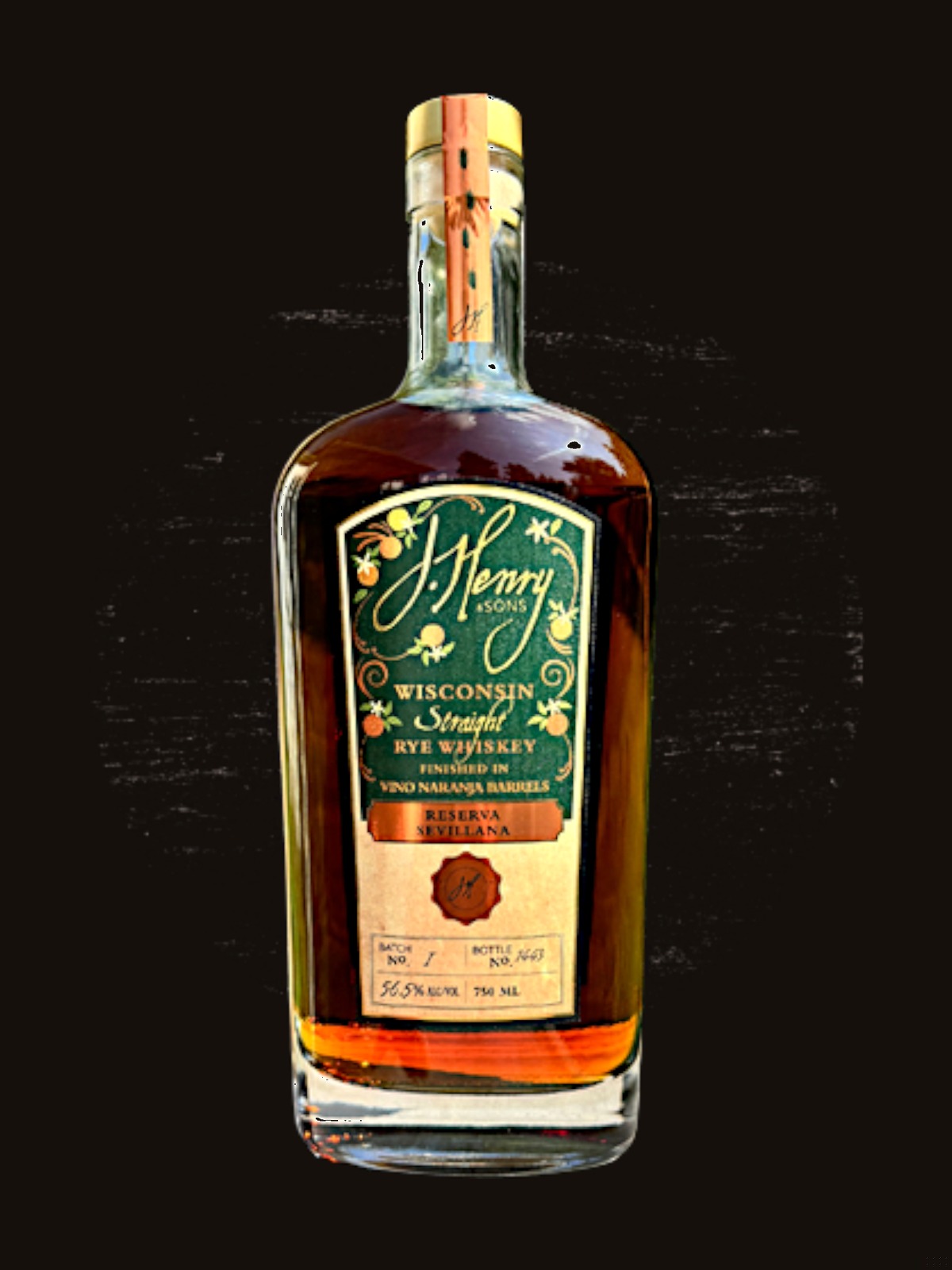 J. Henry Reserve Sevillana Vino Naranja Finished Rye