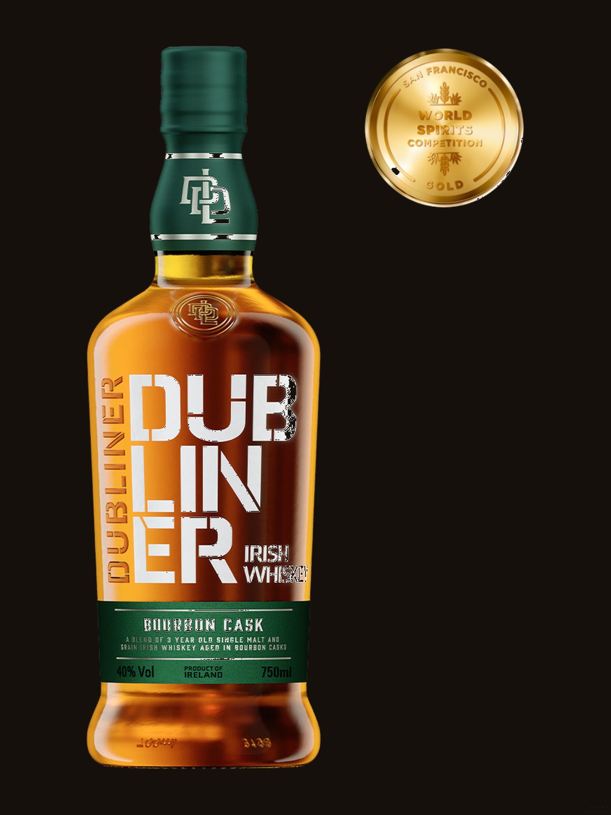 Dubliner Bourbon Cask Aged Irish Whiskey