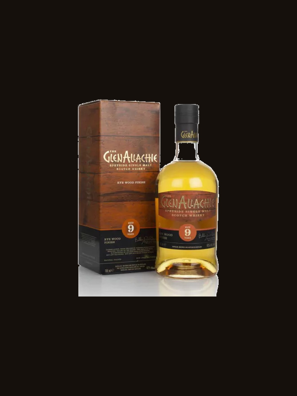 GlenAllachie 9 Anos Rye Wood Finish