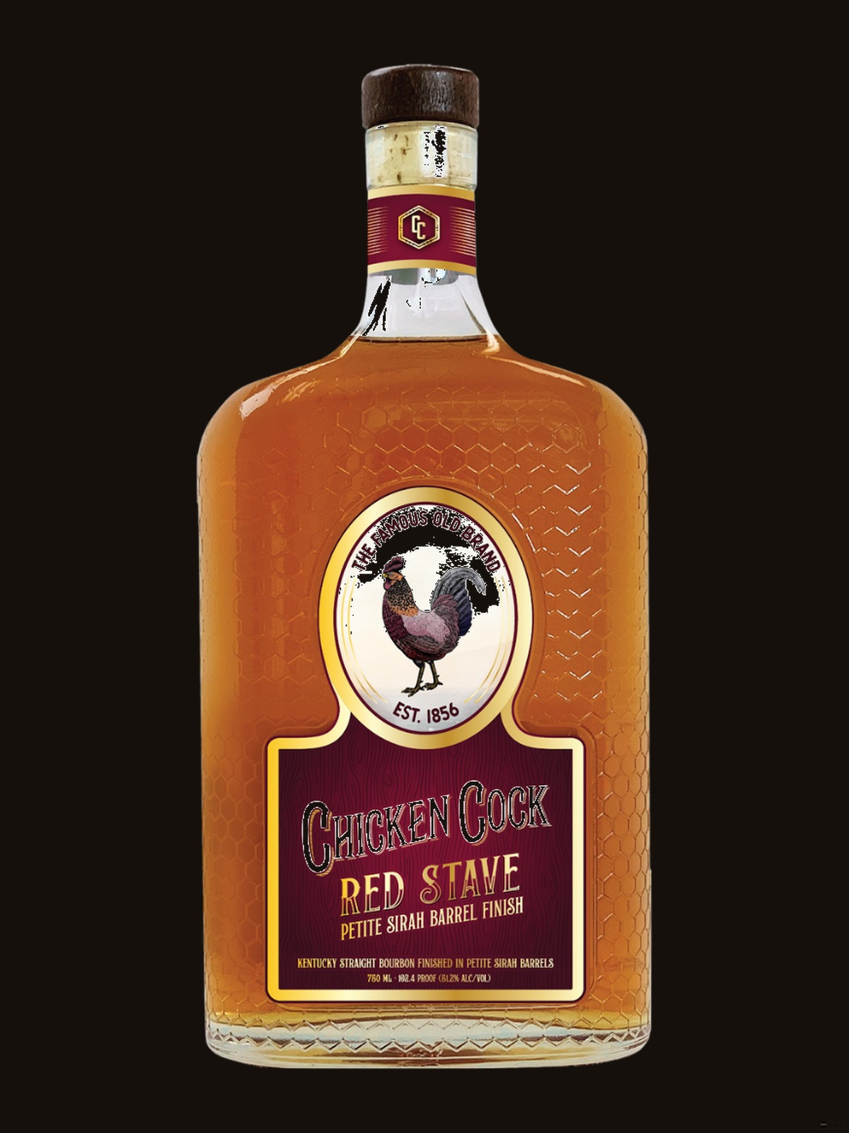 Chicken Cock Red Stave Kentucky Straight Bourbon Whiskey