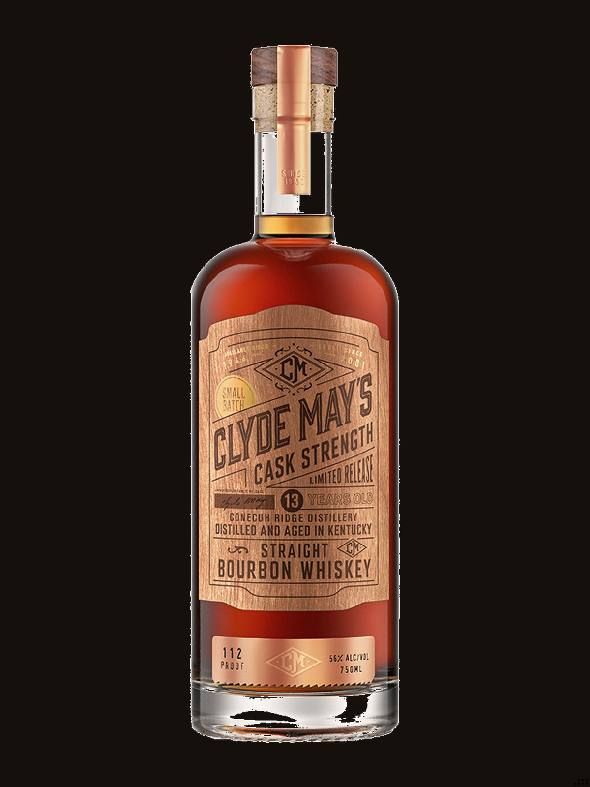 Clyde May's Cask Strength Straight Bourbon 13 Year Old