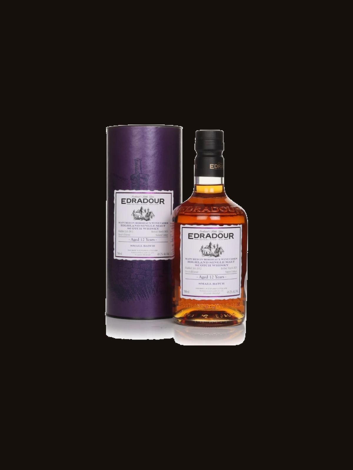 Edradour 12 Small Batch Bordeaux Cask Finish