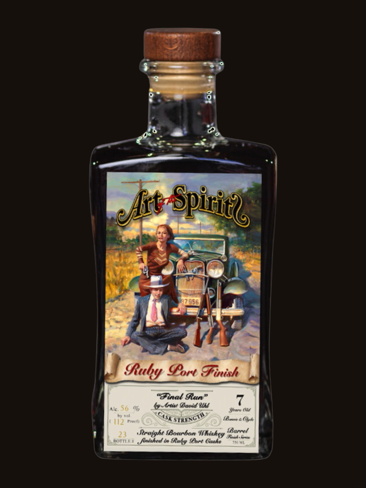 Art Of The Spirits Ruby Port Finish - Cask Strength "Final Run" Straight Bourbon Whiskey