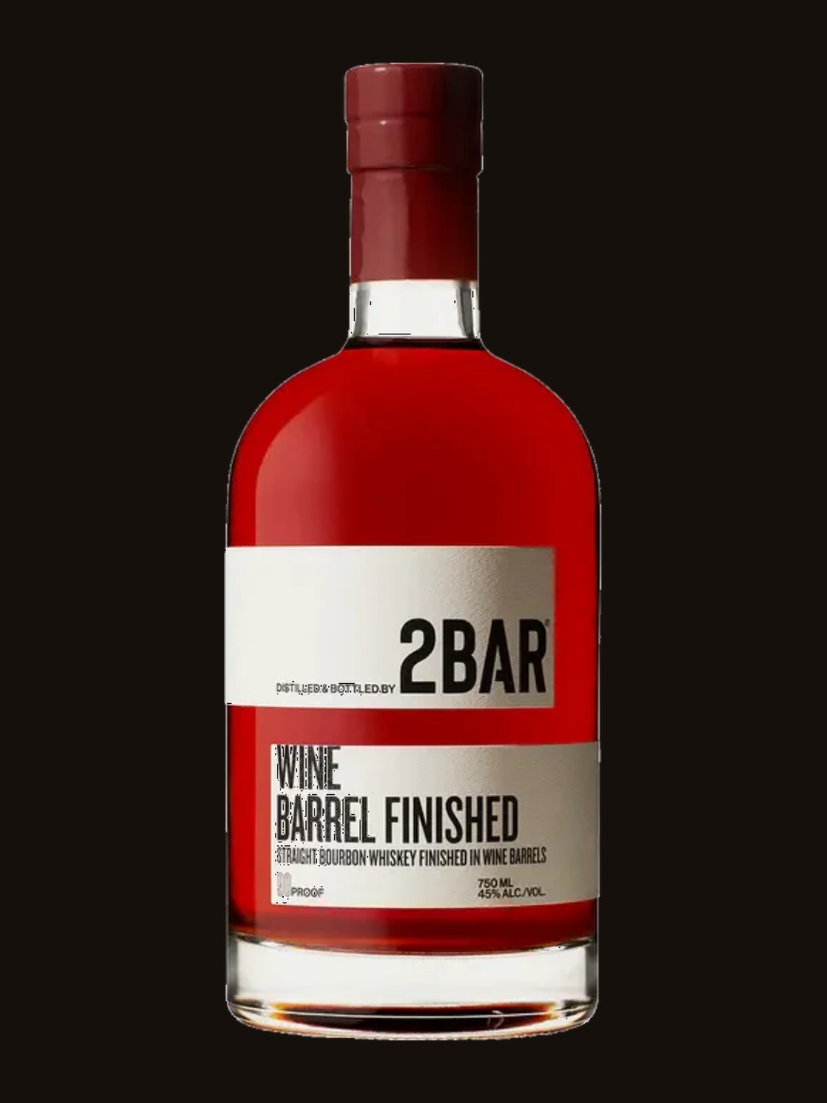 2Bar Wine Barrel Finished Bourbon Whiskey