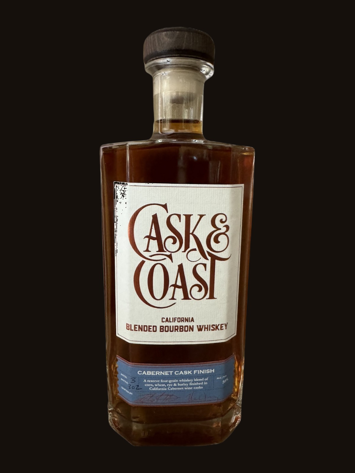 Cask & Coast Cabernet Cask-Finish Small Batch California Bourbon