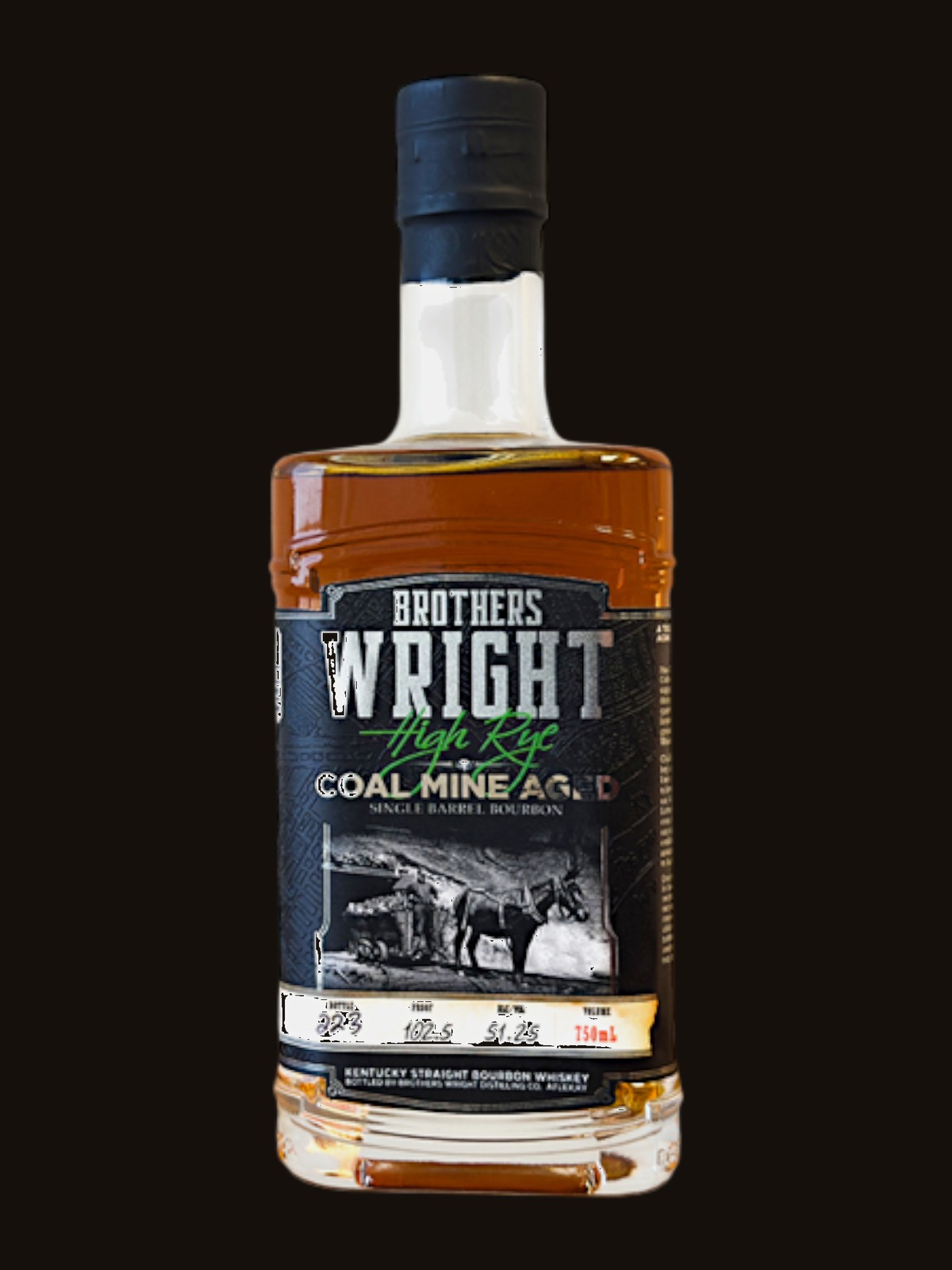 Brothers Wright Distilling High Rye Bourbon Whiskey