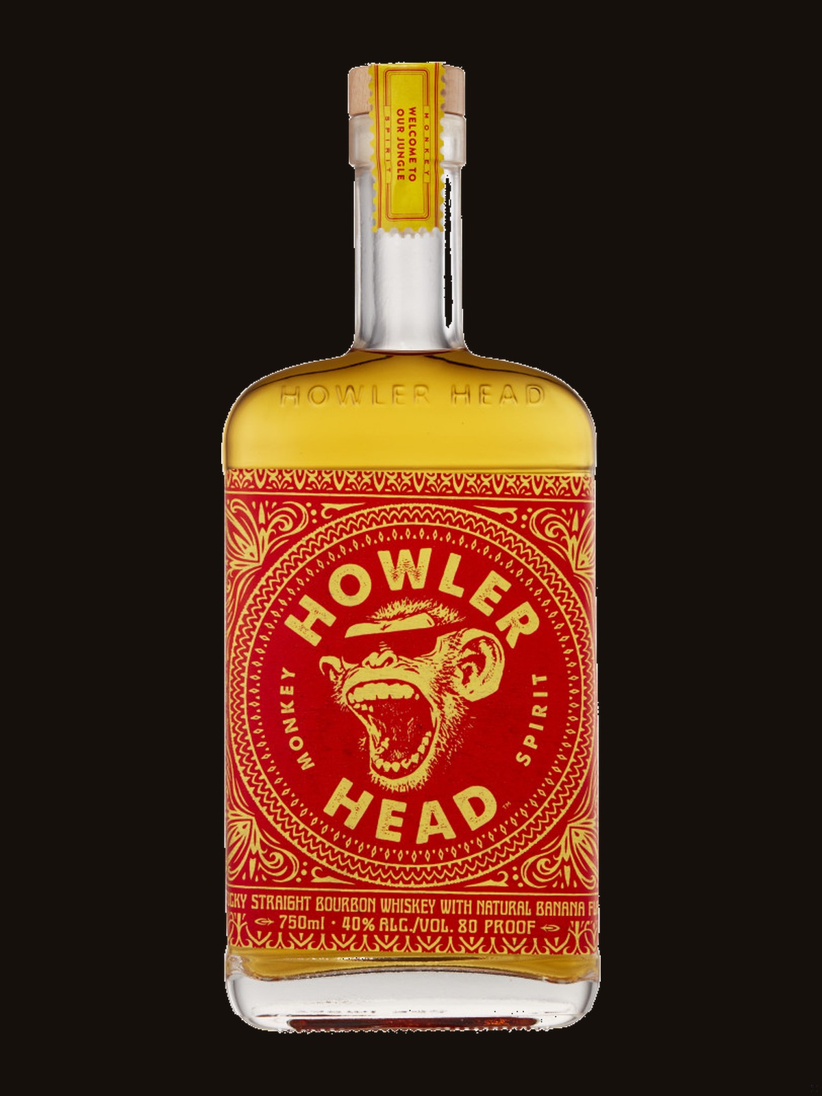 Howler Head Banana Bourbon Whiskey