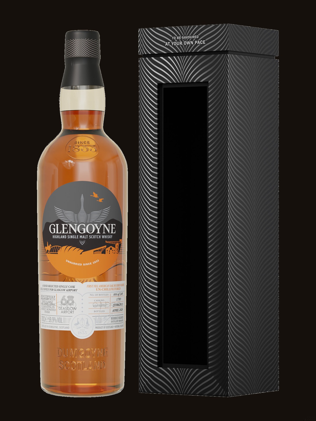 Glengoyne Glasgow Airport 12 Year Old Single Cask Dfx Limited Edition