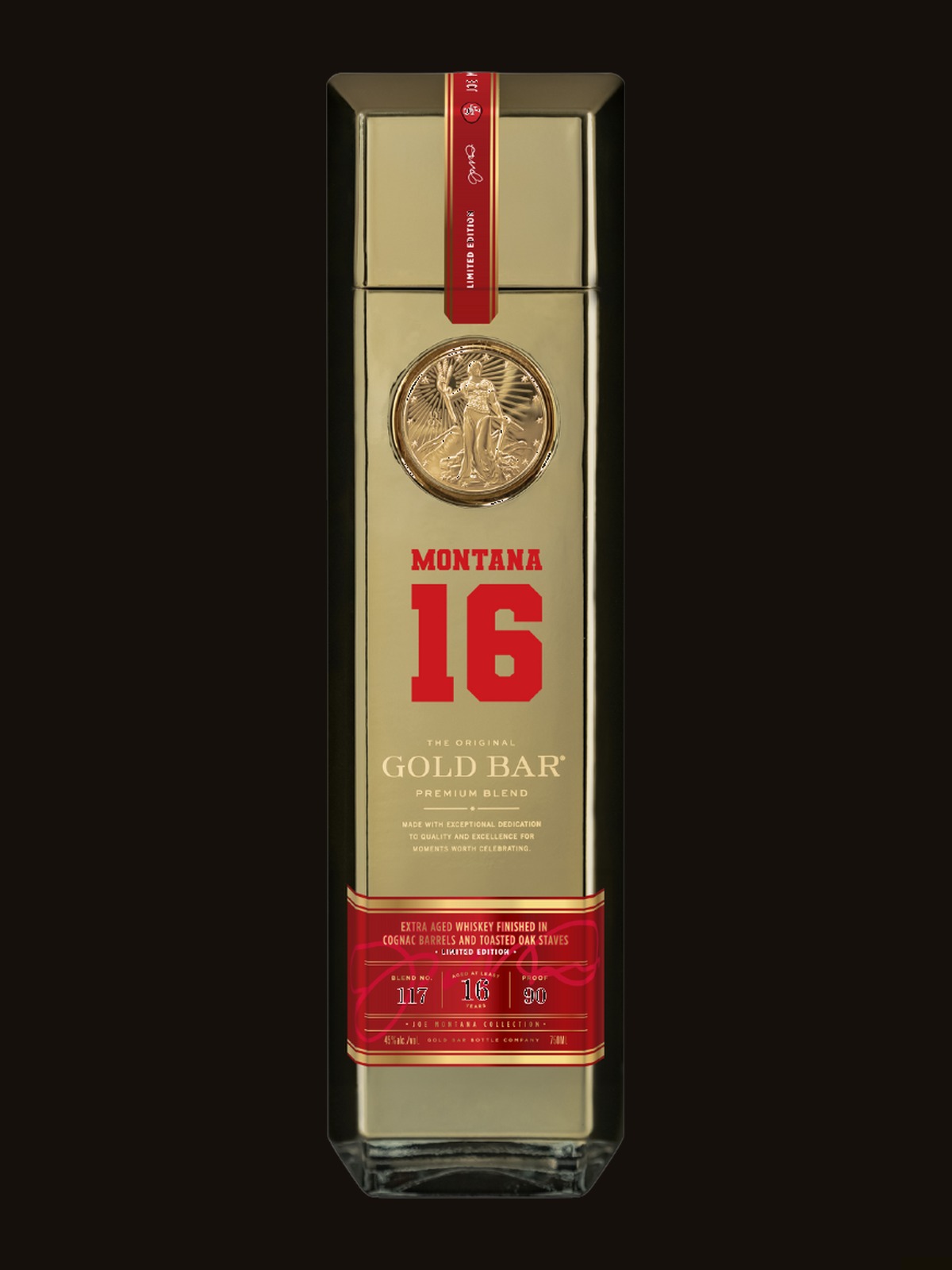 Gold Bar® Whiskey Blend 117 - Joe Montana Collection