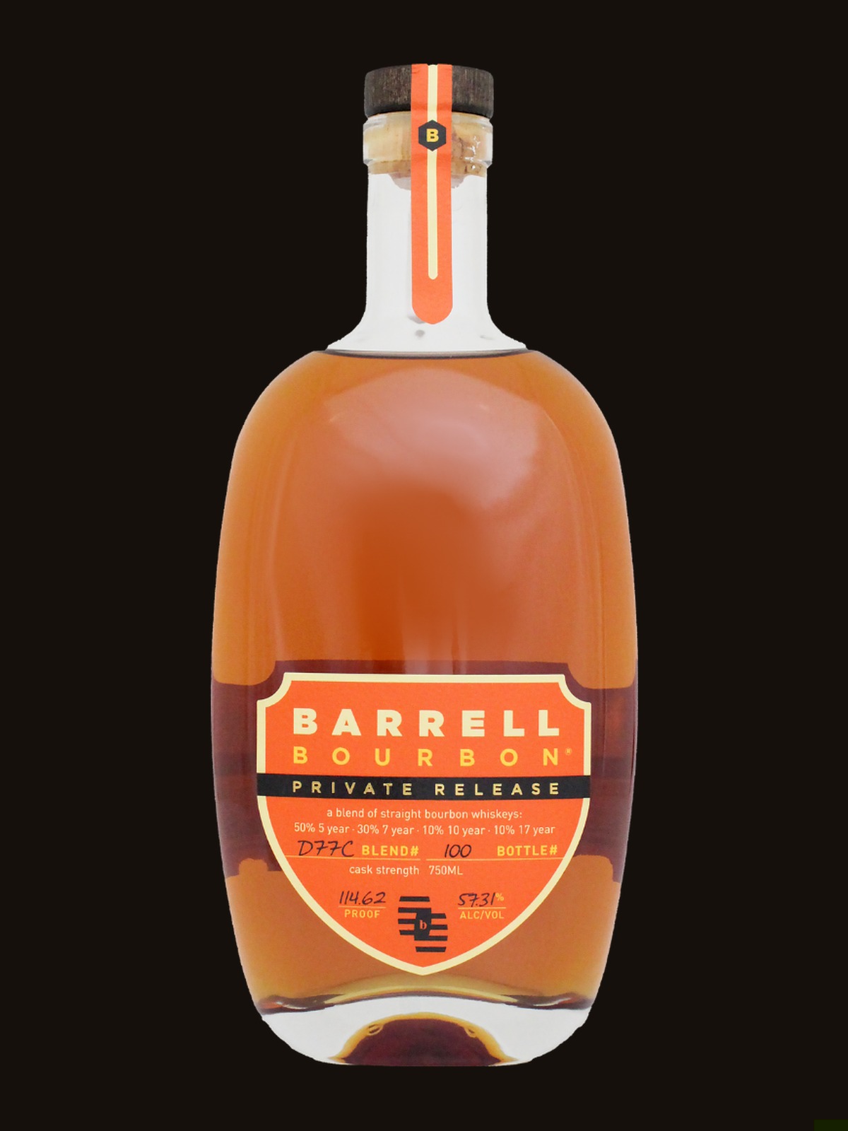 Barrell Craft Spirits Cask Strength Private Release Bourbon