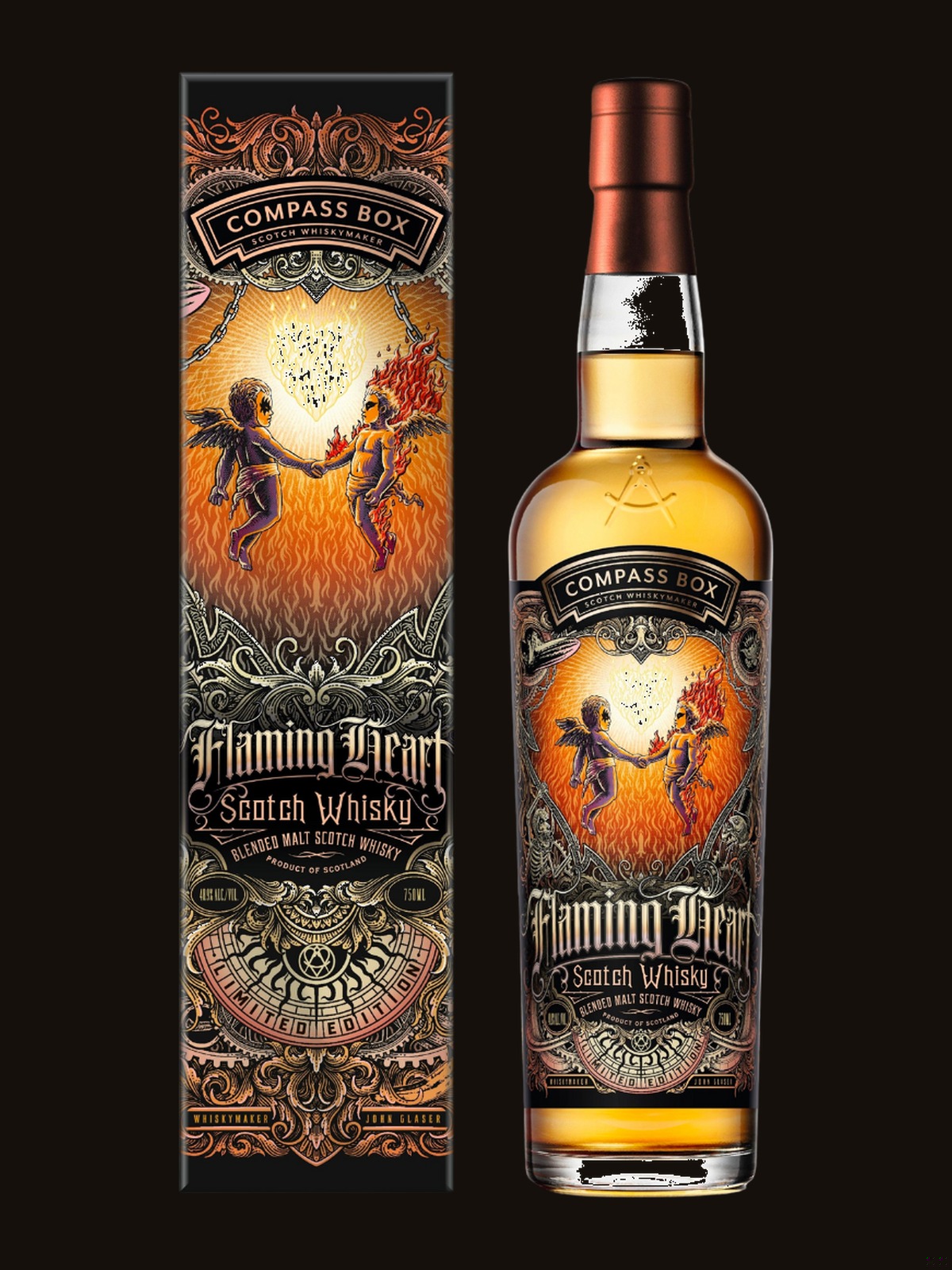 Compass Box 'Flaming Heart No.7' Blended Malt Scotch Whisky