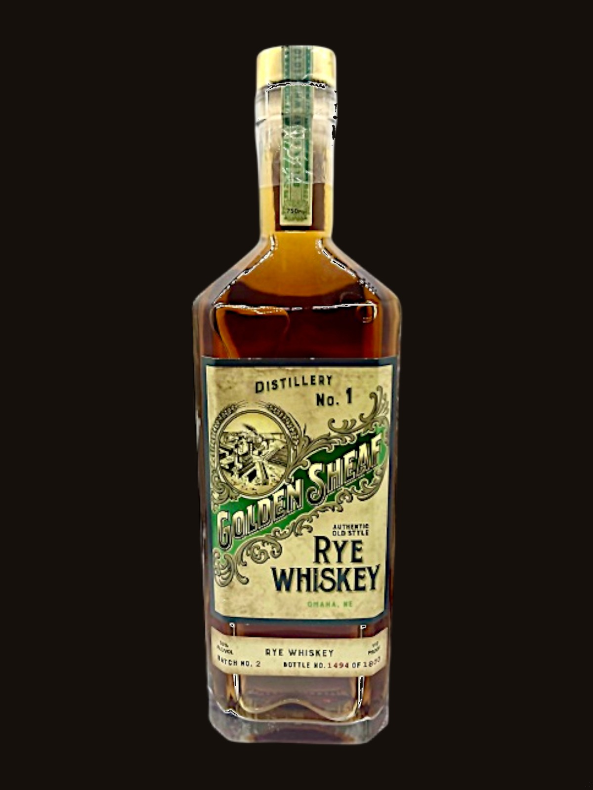 Golden Sheaf Rye Batch No. 1 109 Proof