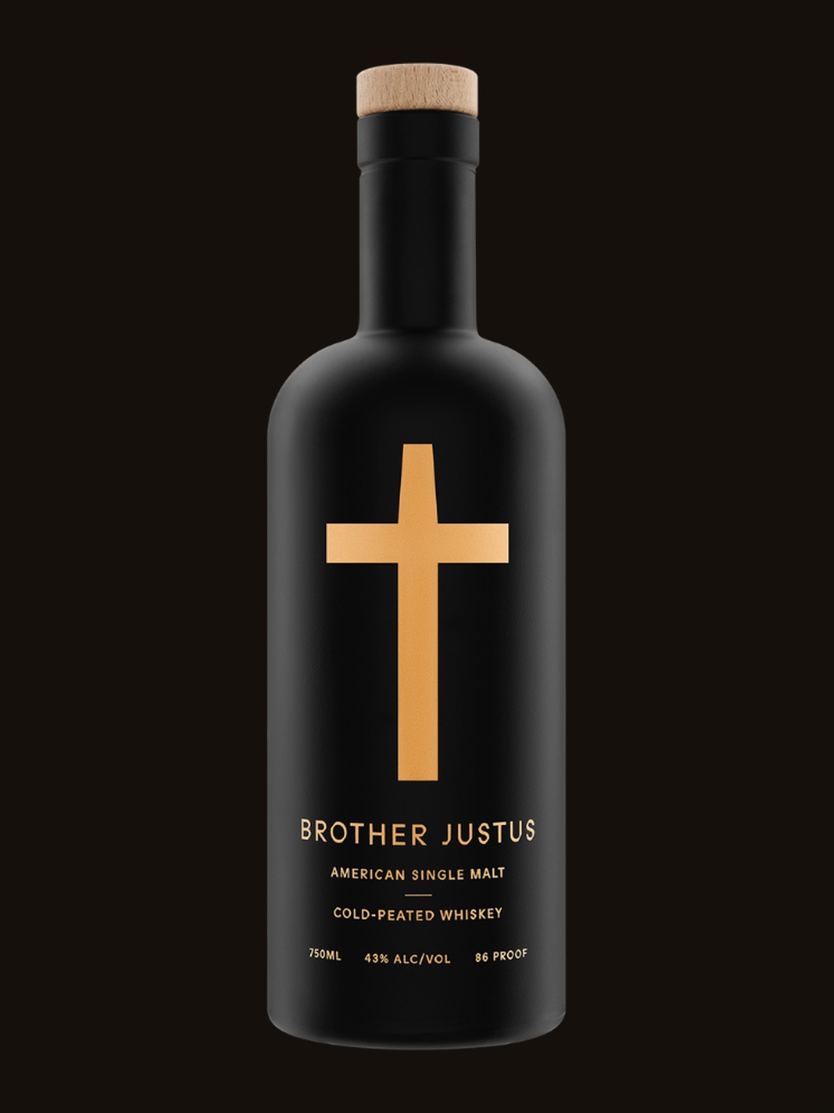Brother Justus Cold Peated American Single Malt Whiskey