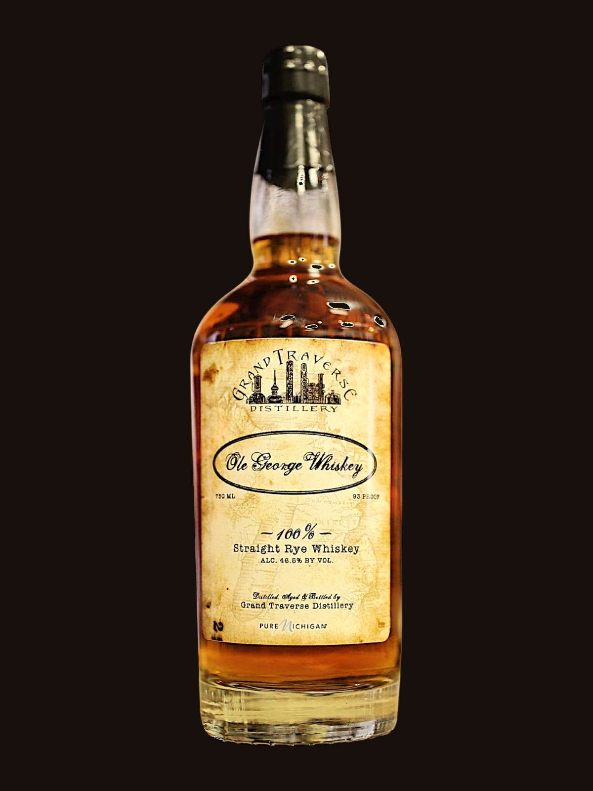 Grand Traverse Distillery Ole George Straight Rye