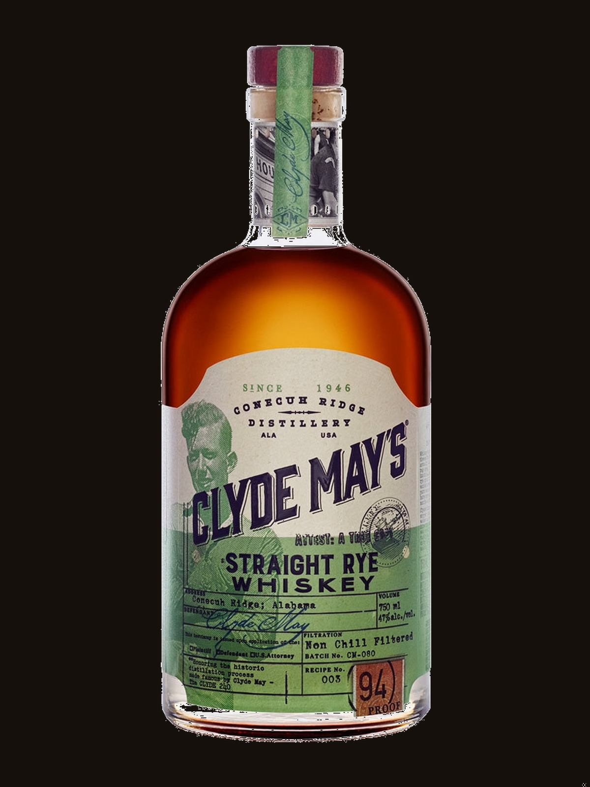 Clyde May's Straight Rye Whiskey