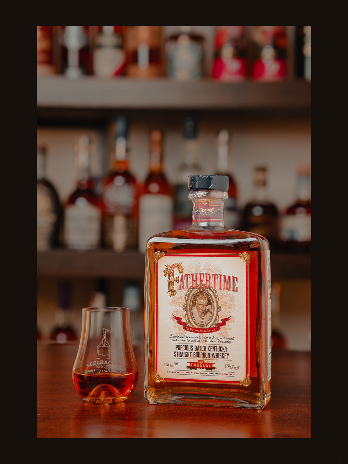 Fathertime Bourbon “The Caboose” (signed by Jim Gaffigan)