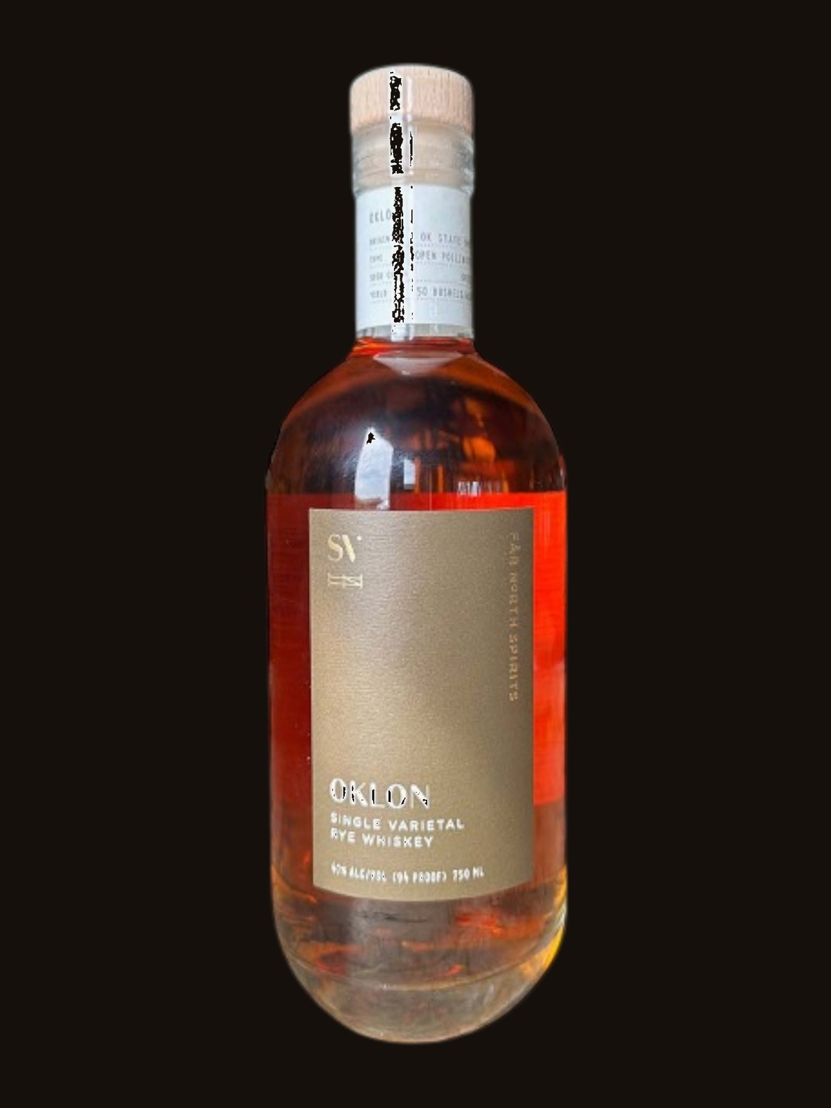 Far North Spirits Oklon Single Varietal Rye Whiskey