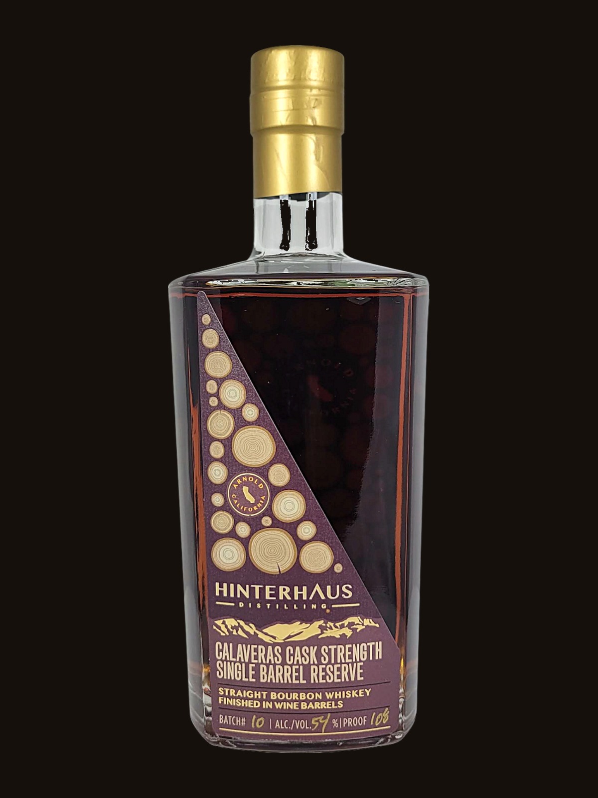 Hinterhaus Calaveras Cask Strength Single Barrel Reserve Bourbon