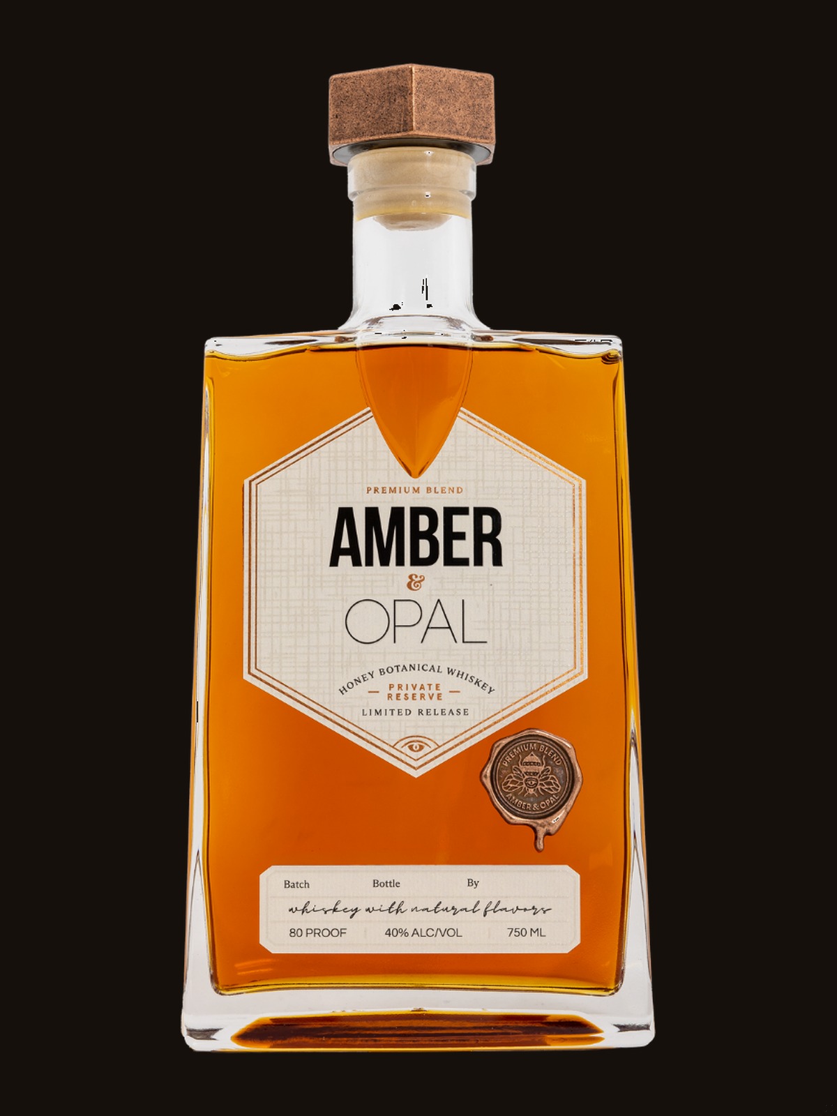 Amber & Opal Honey Botanical Whiskey
