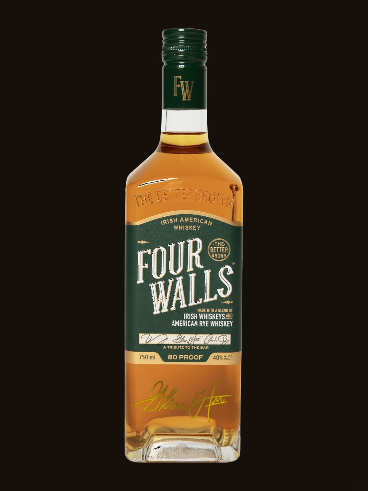Four Walls Irish American Whiskey With Glenn Howerton Signature