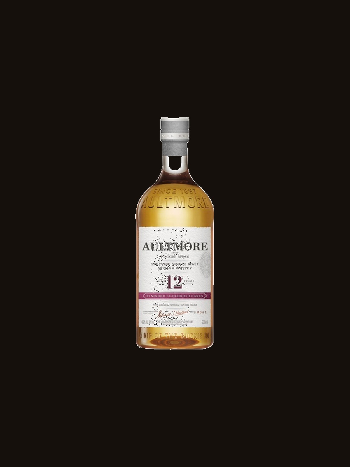 Aultmore Speyside Single Malt Scotch Whisky 12 Year Old Travel Exclusive