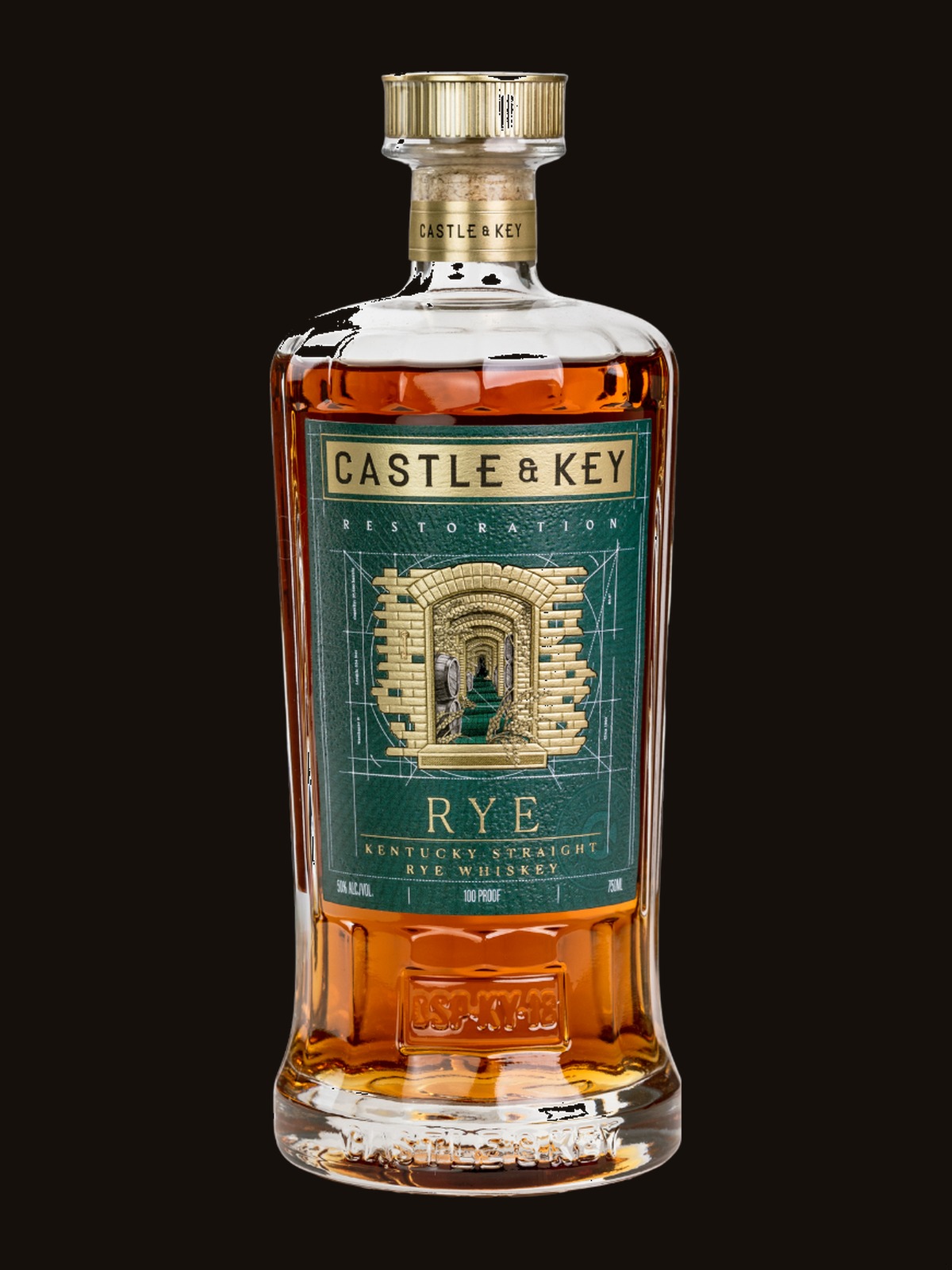 Castle & Key Restoration Rye Whiskey