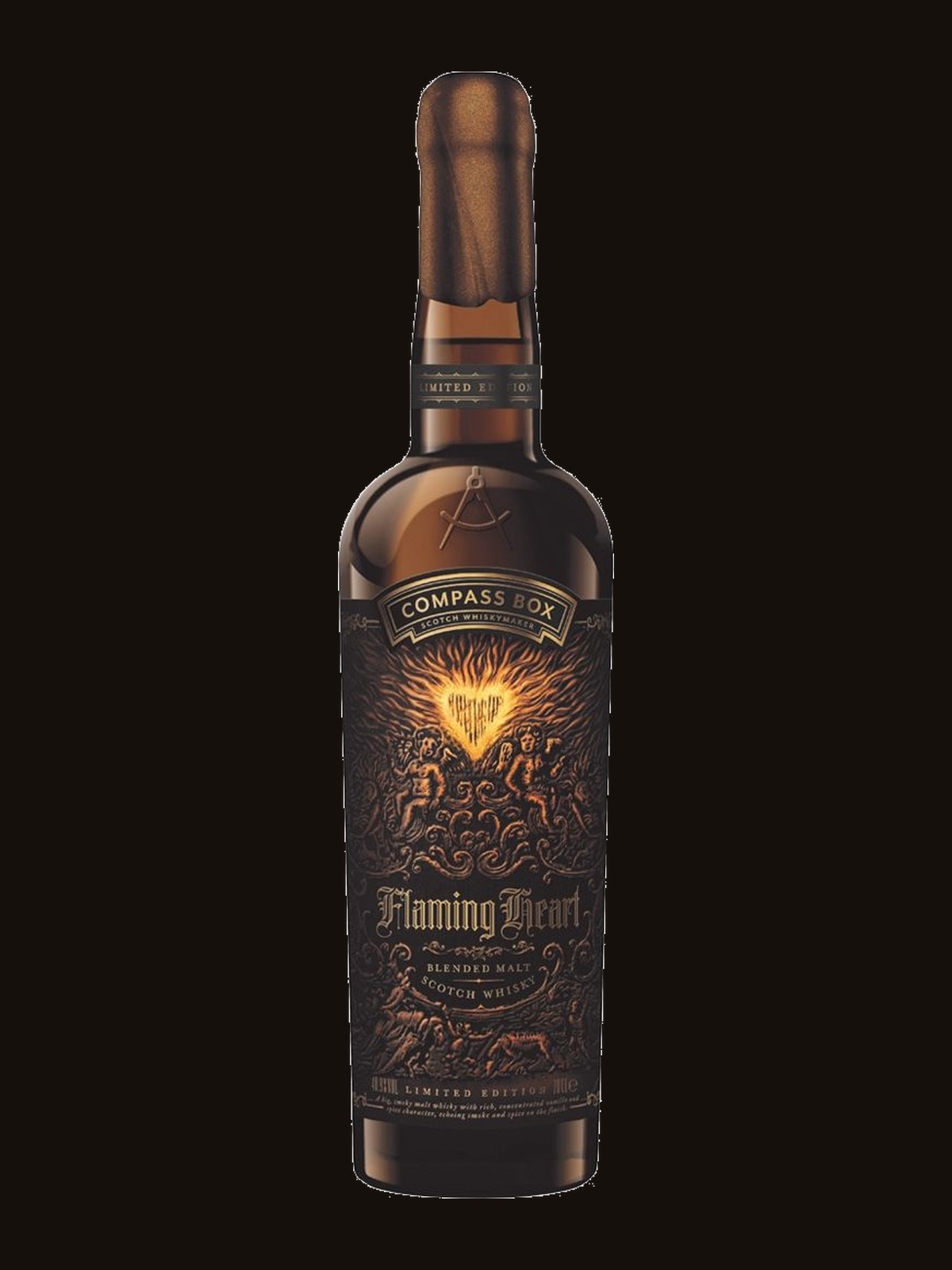 Compass Box Flaming Heart