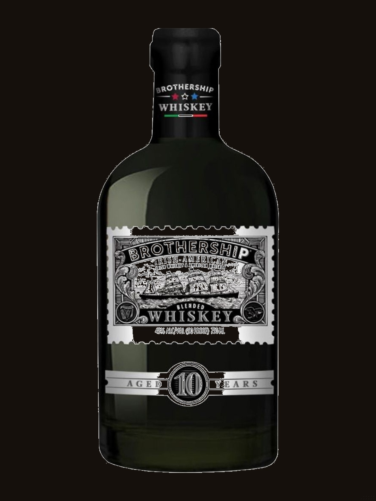 Brothership Irish-American Blended Whiskey Aged 10 Years