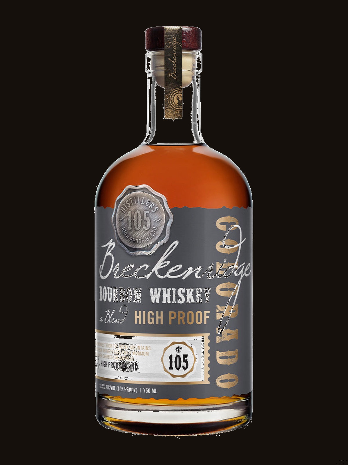 Breckenridge Distillers High Proof Bourbon Whiskey