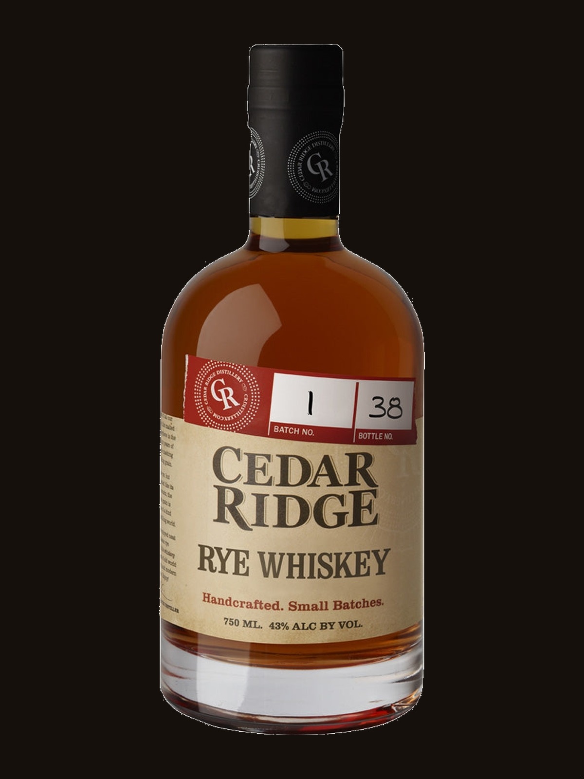Cedar Ridge Rye Whiskey