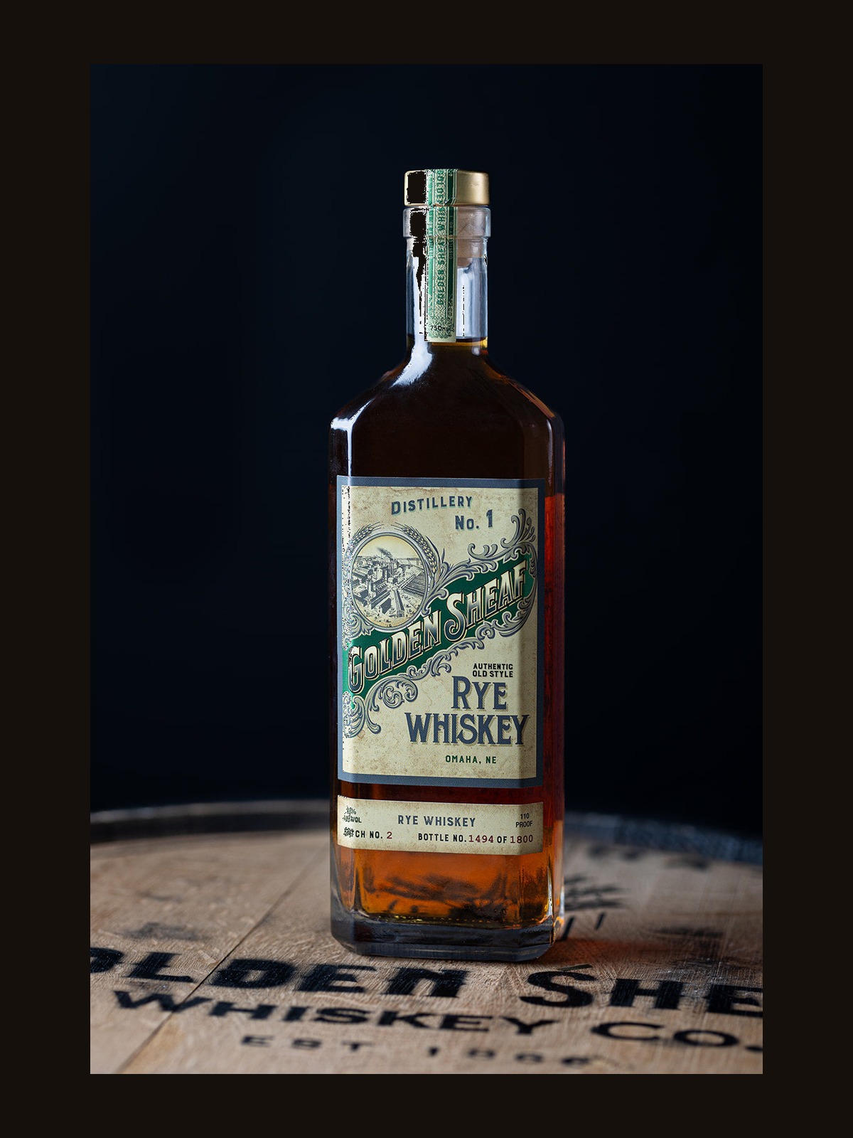 Golden Sheaf Rye Batch No. 2 110 proof