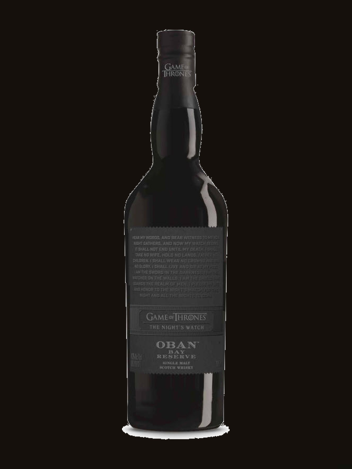 Game Of Thrones The Night's Watch – Oban Bay Reserve Single Malt Whisky