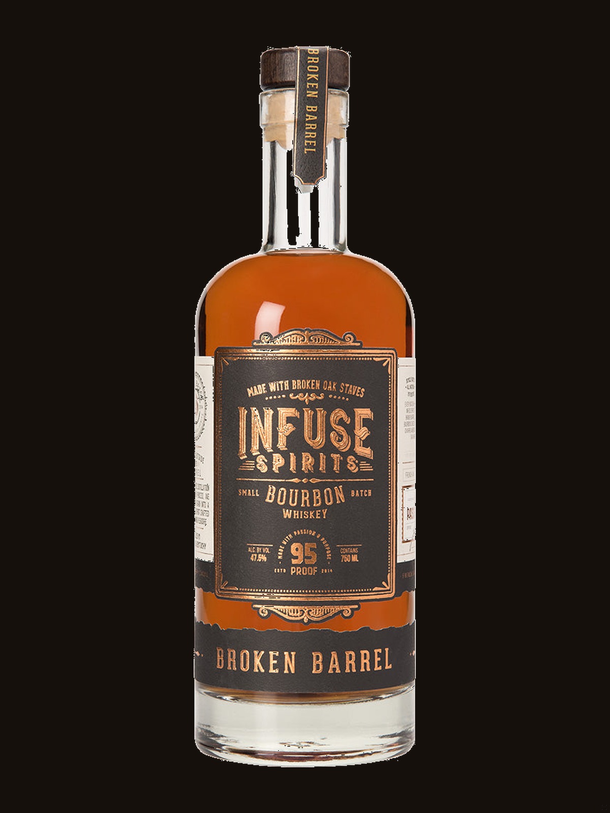 Infuse Spirits Broken Barrel Bourbon Whiskey